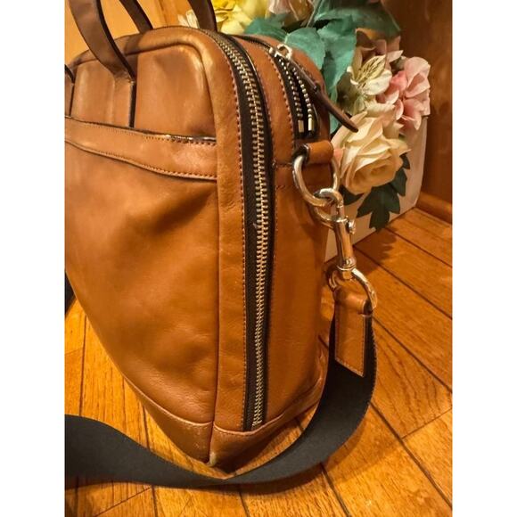 COACH Hudson Commuter Leather briefcase laptop Bag F71701 (PU110 - Picture 5 of 16